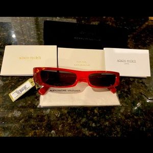 RED Alexandre vauthier x Alain Mikli Sunglasses KardashianKloset Kylie Jenner